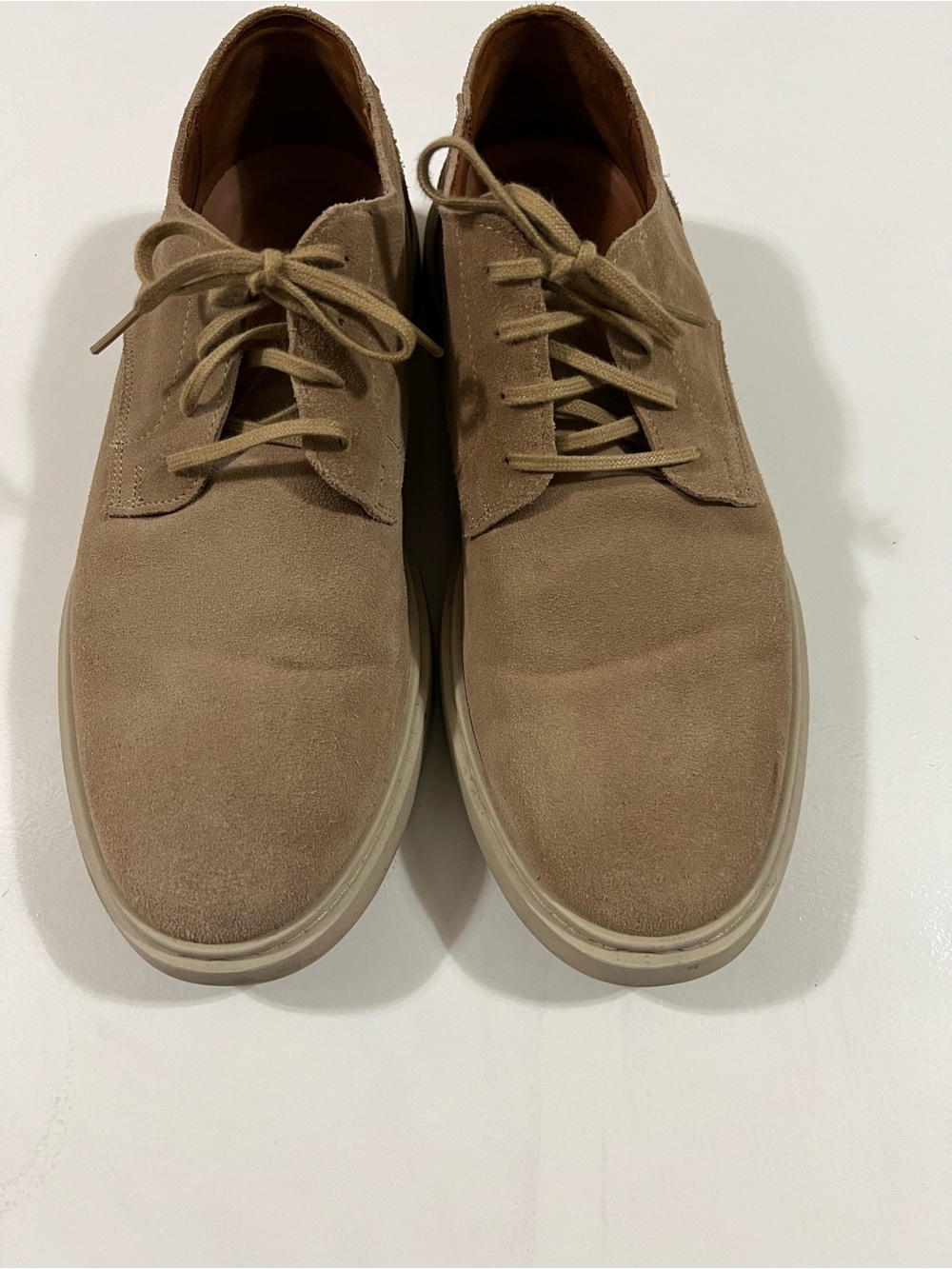 Allen Edmonds Men's Suede derby shoes Light Brown